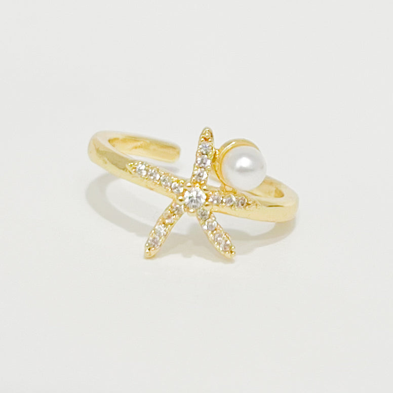 Anillo Estrella Perla