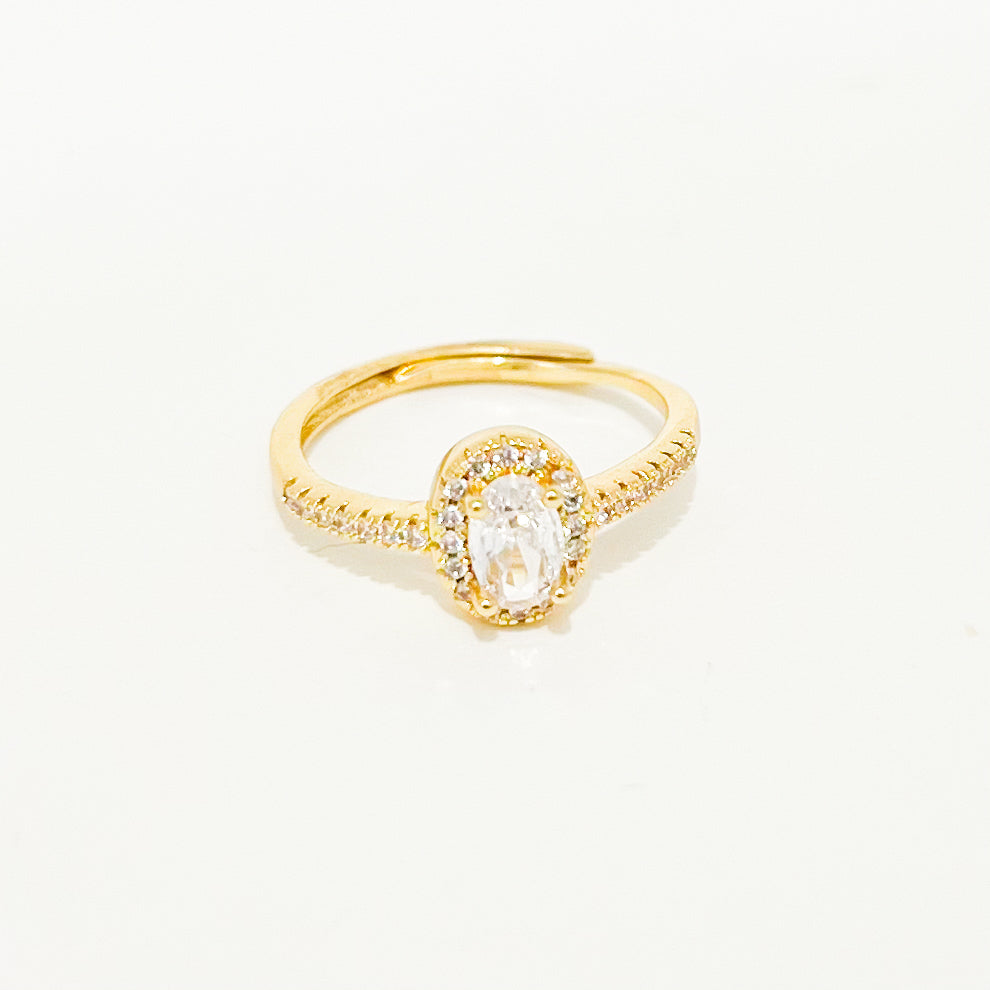 Anillo Zircon Cristal