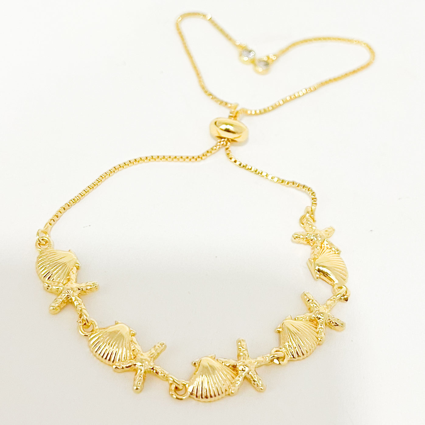 Pulsera Concha + Estrella de Mar