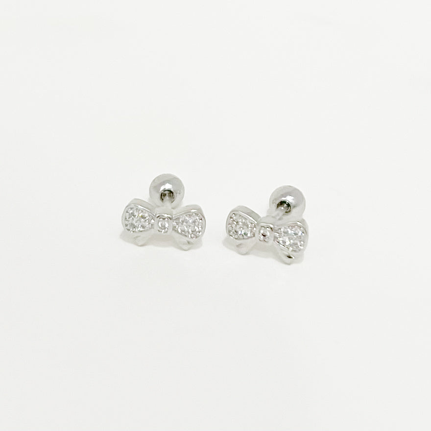 Topo Moño Circones Plateado