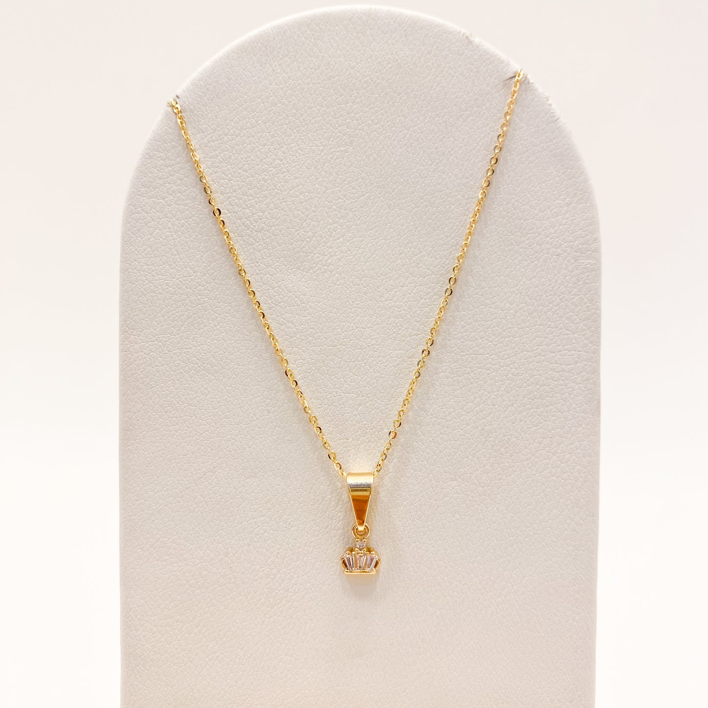 Collar Corona Oro Laminado