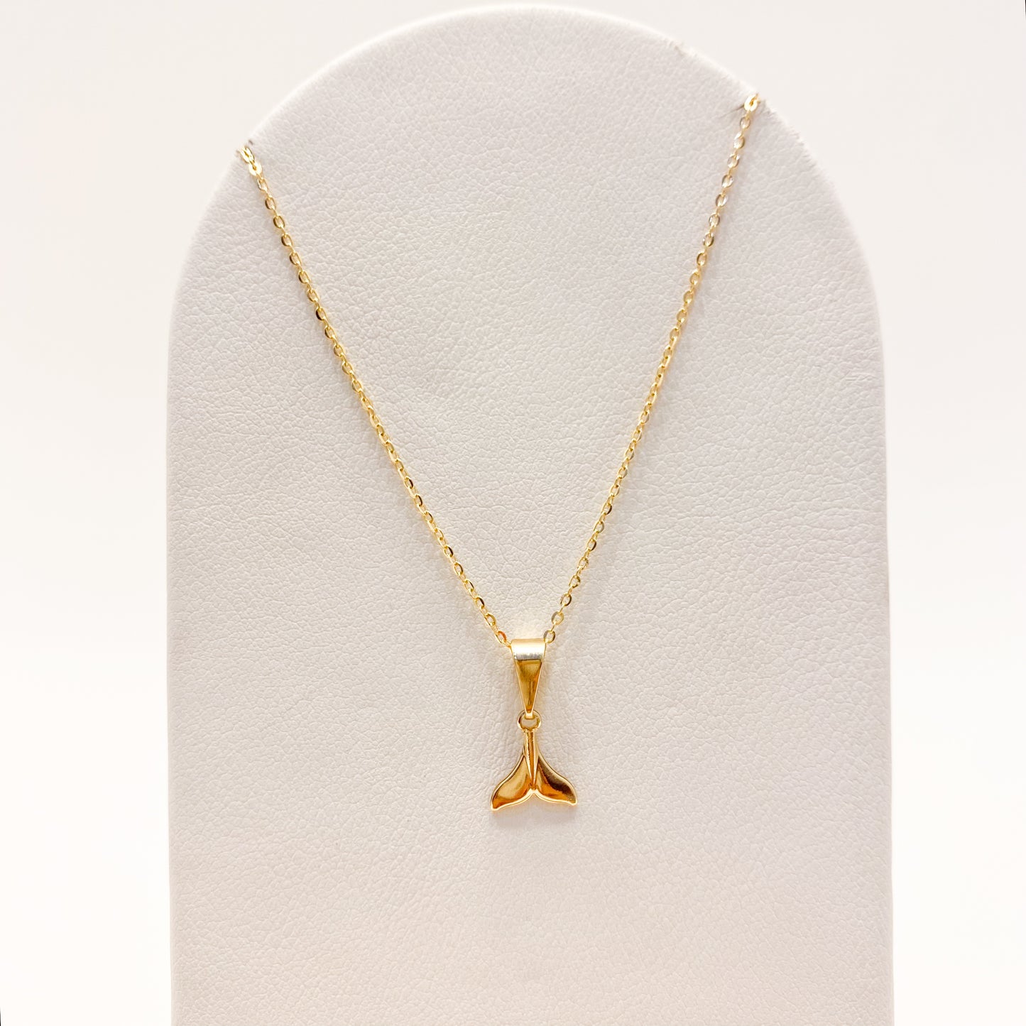 Collar Cola Sirena Oro Laminado