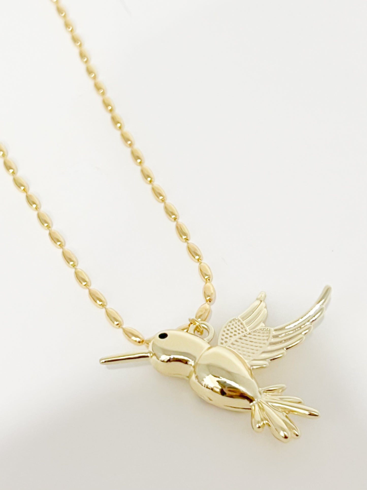 Collar Colibrie Dorado