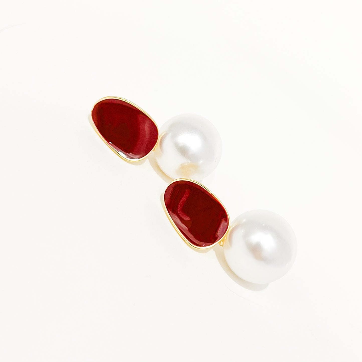 Arete Perlas Grandes