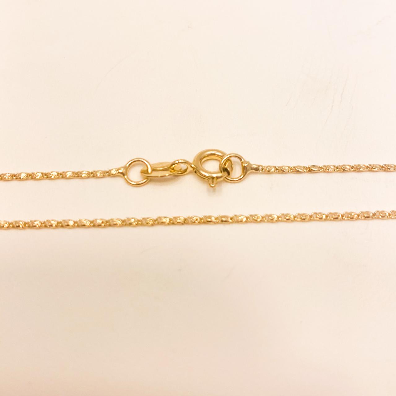 Cadena Singapur Oro Laminado