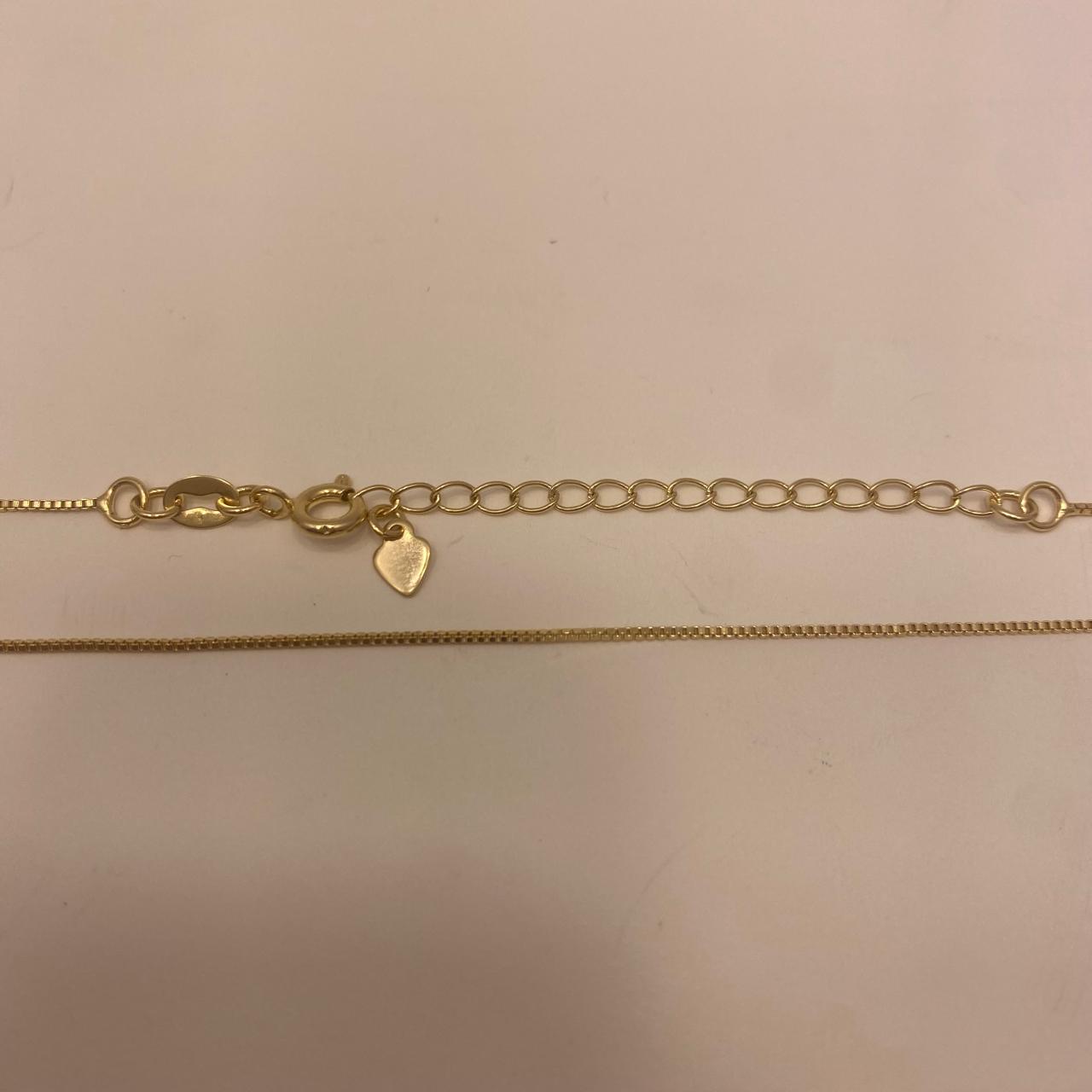 Collar Venecia Corazon Oro Laminado