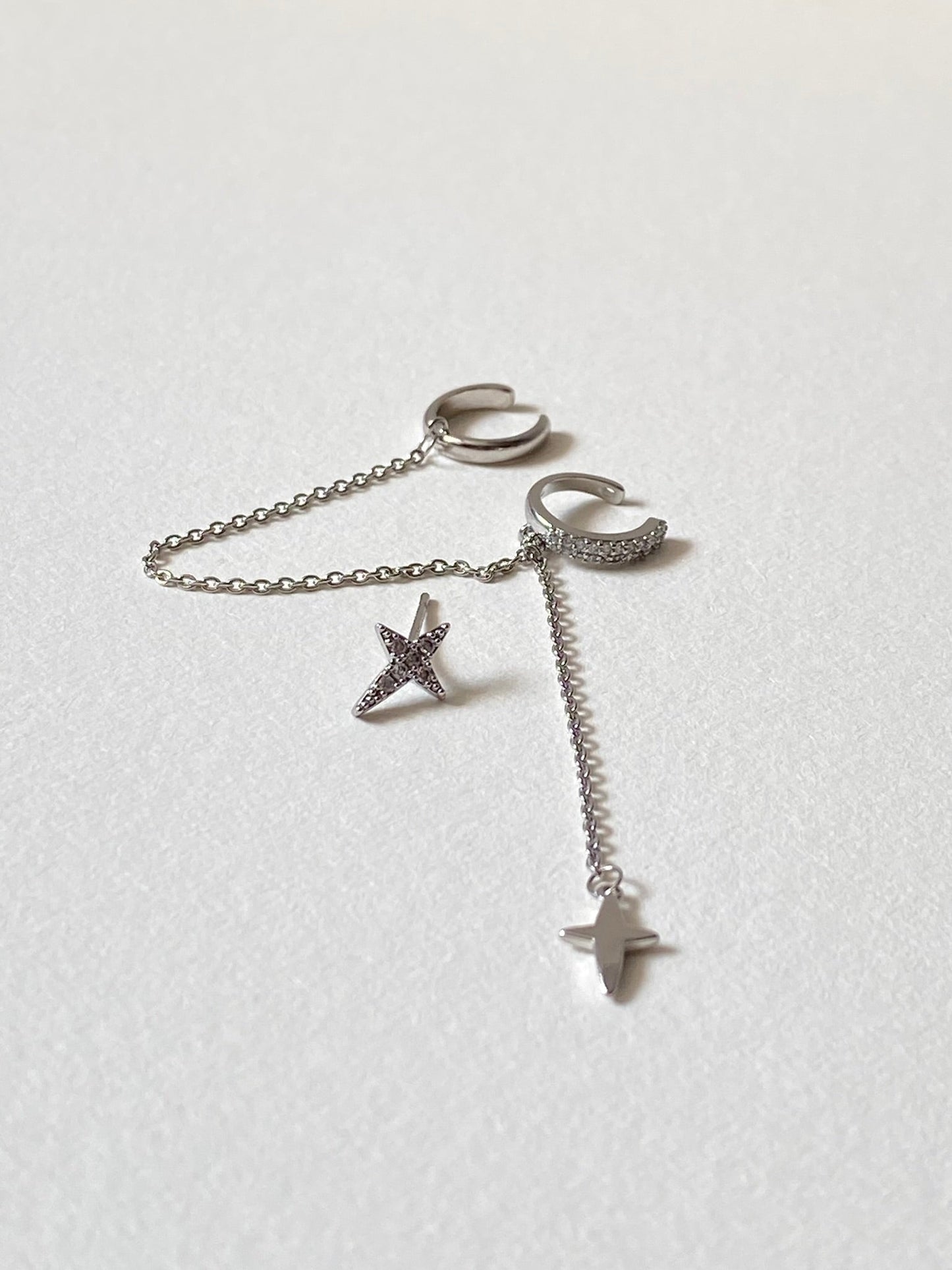 Earcuff Doble Estrella