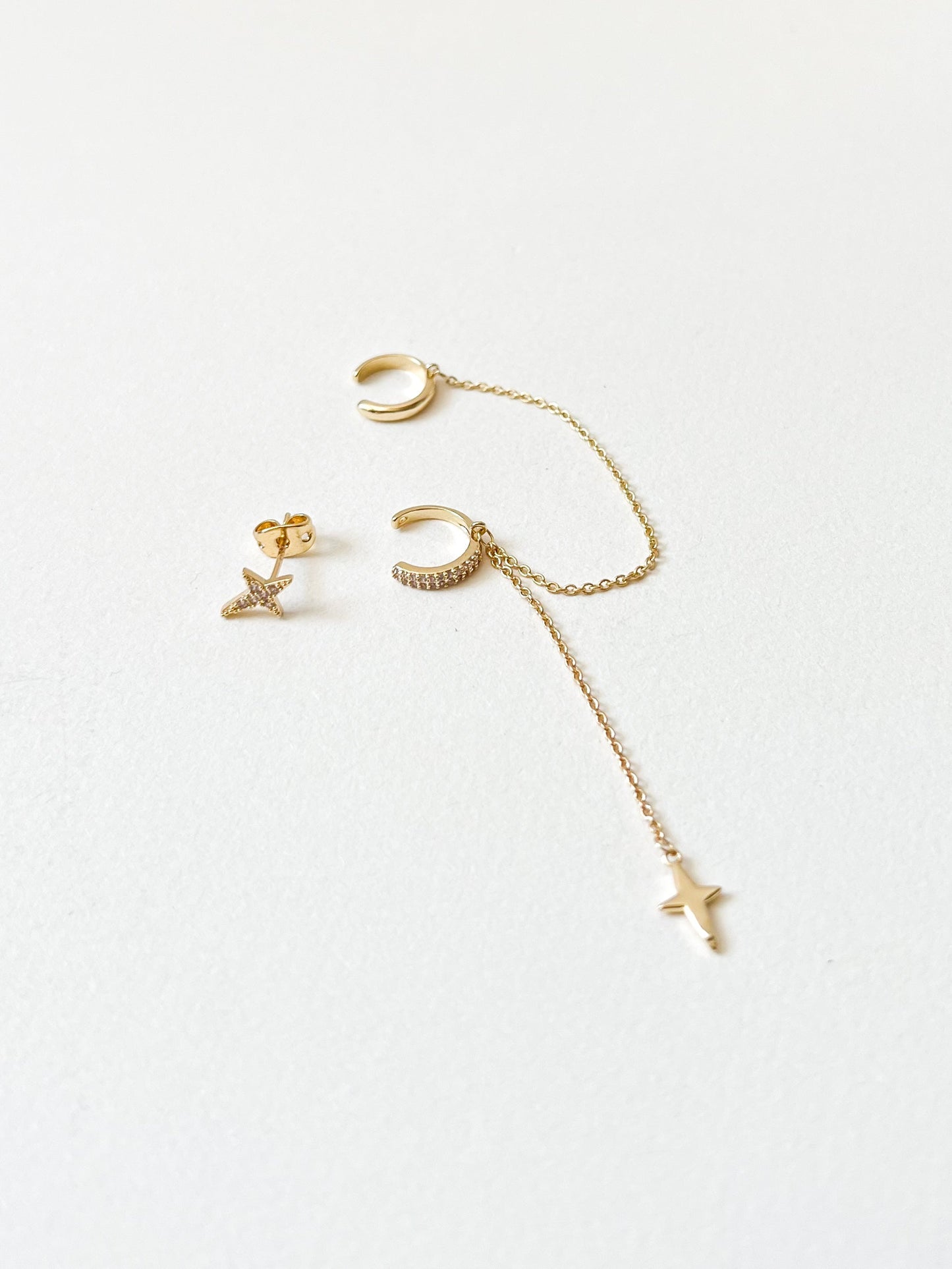 Earcuff Doble Estrella