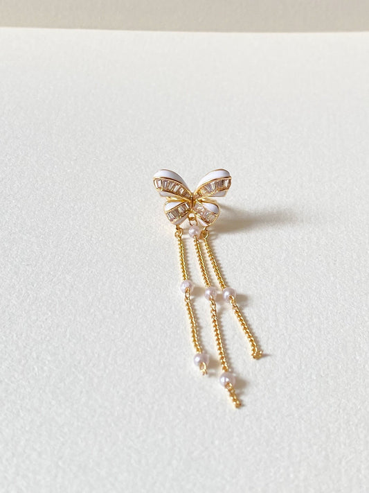 Earcuff Mariposa Microzircon Esmaltado