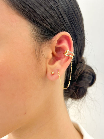 Earcuff Aguja Zircones