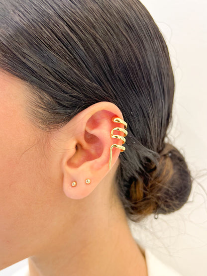 Earcuff Serpiente Liso