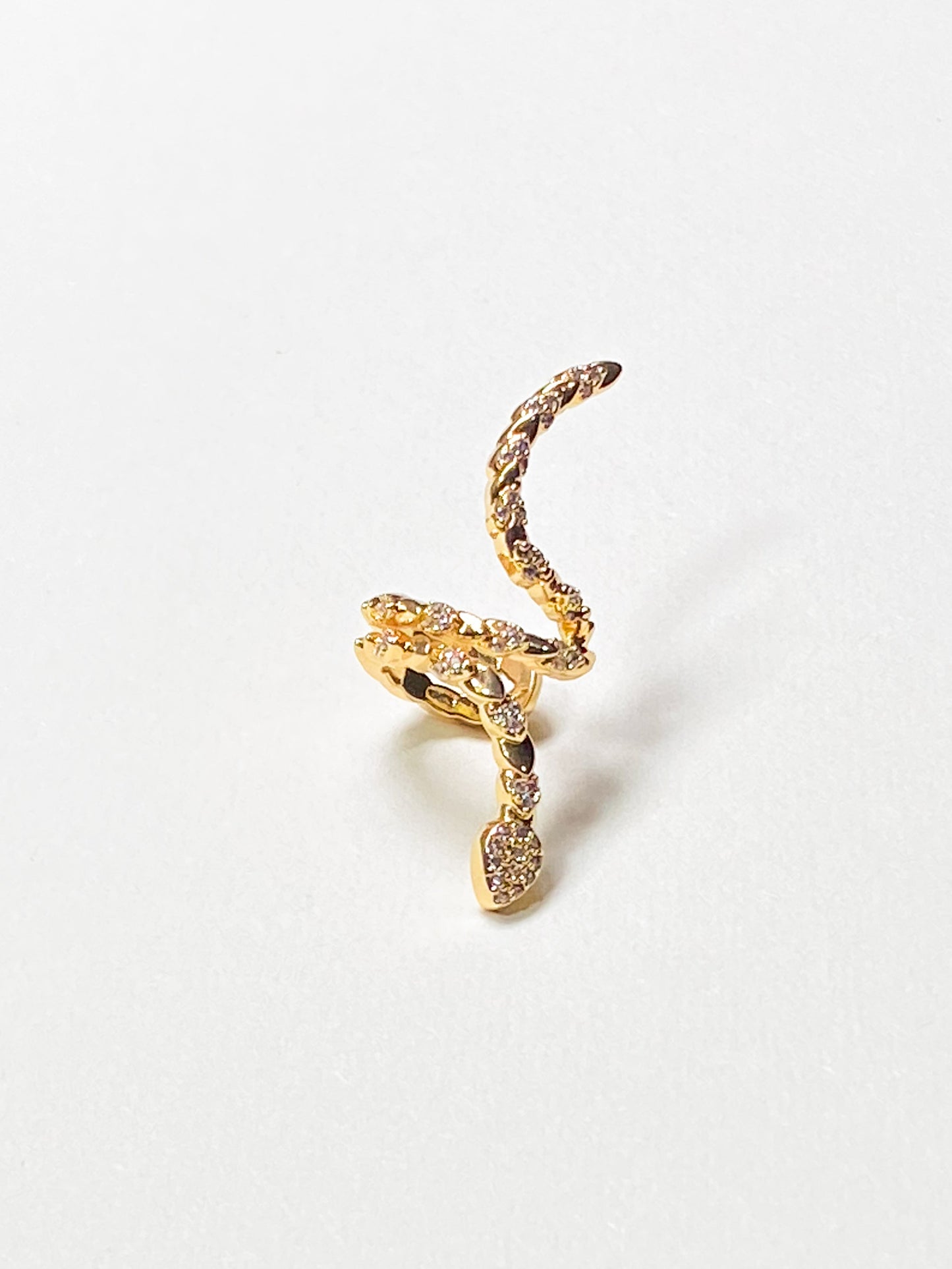 Earcuff Serpiente Microzircones