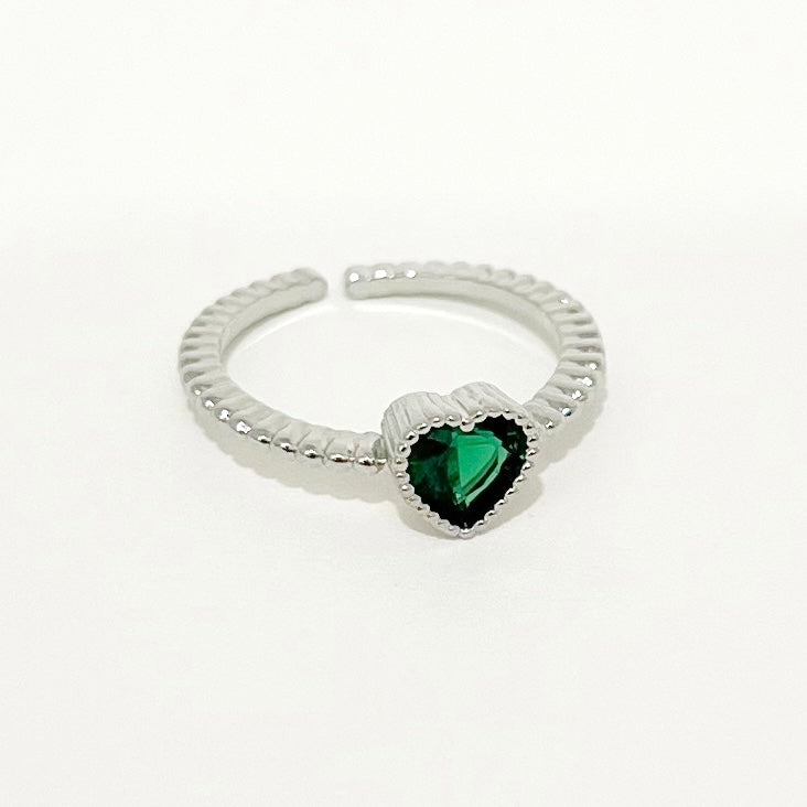 Anillo Plateado 💚 Delicado