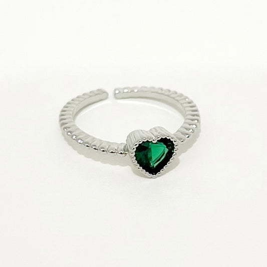 Anillo Plateado 💚 Delicado
