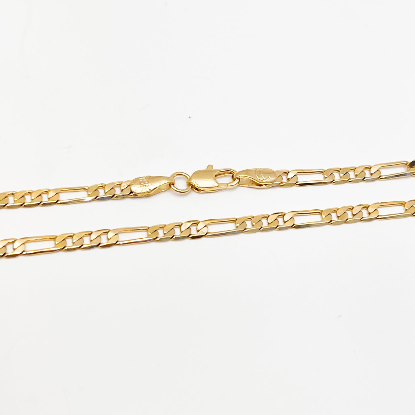 Cadena Oro Laminado Tejido 3x1