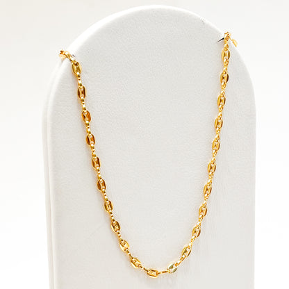 Cadena Oro Laminado Tejido Gucc