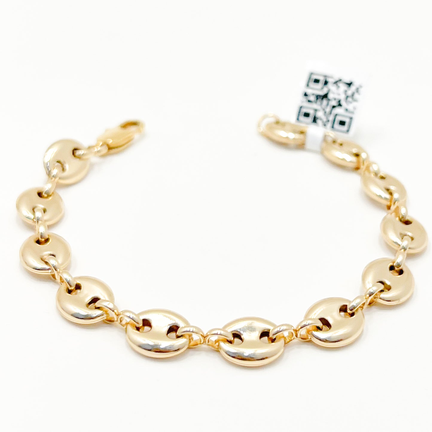 Pulsera Oro Laminado Tejido Gucc