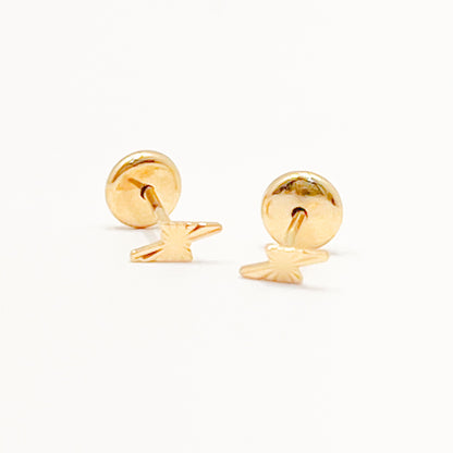 Topo Oro Laminado Rayo Seguridad