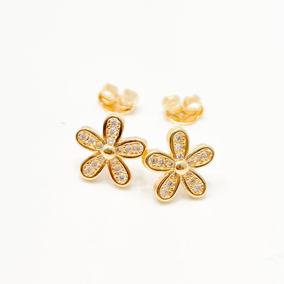 Topo Oro Laminado Flor