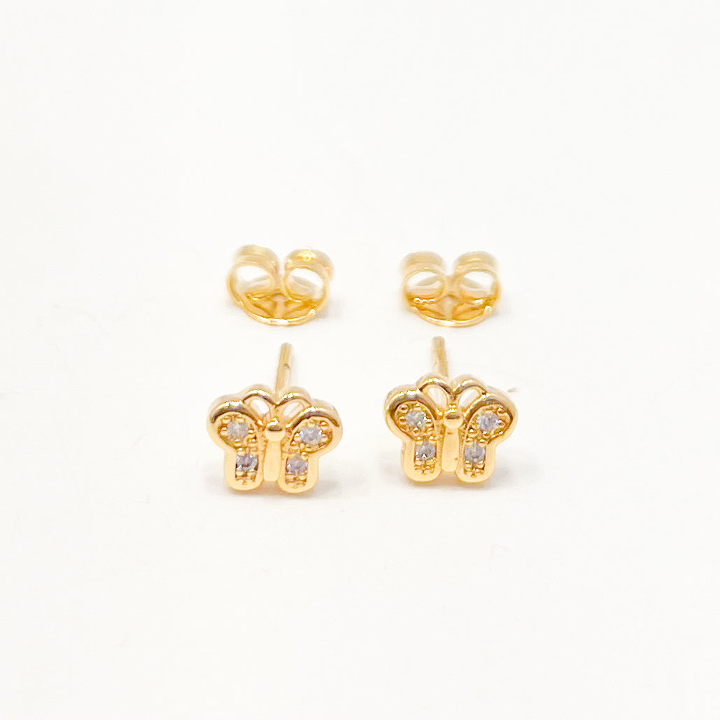 Topo Oro Laminado Mariposa