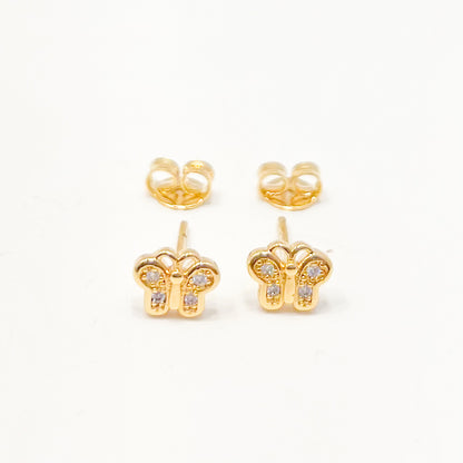 Topo Oro Laminado Mariposa