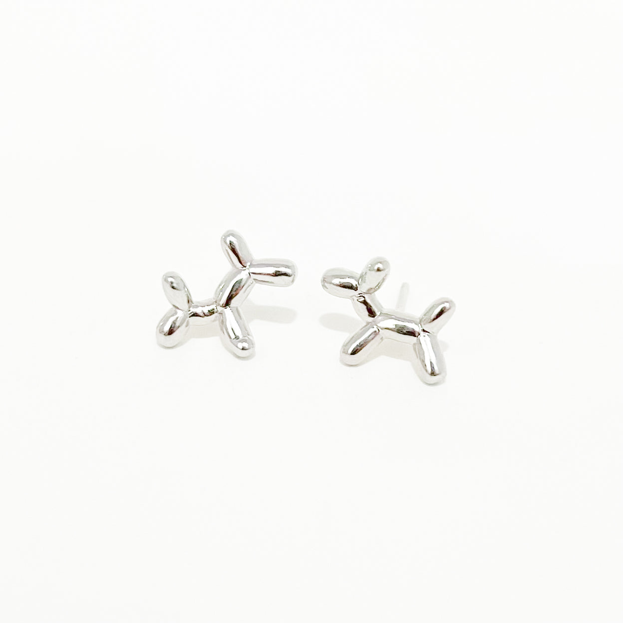 Topo Perro Globo Plateado