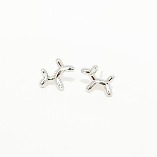 Topo Perro Globo Plateado