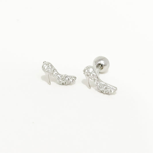 Topo Mini Tacones Plateado