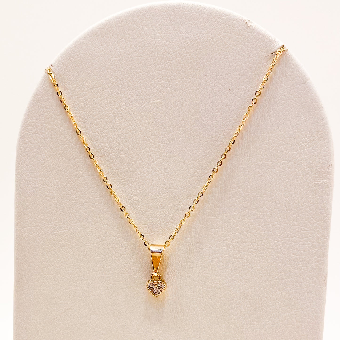 Collar Corazon Oro Laminado