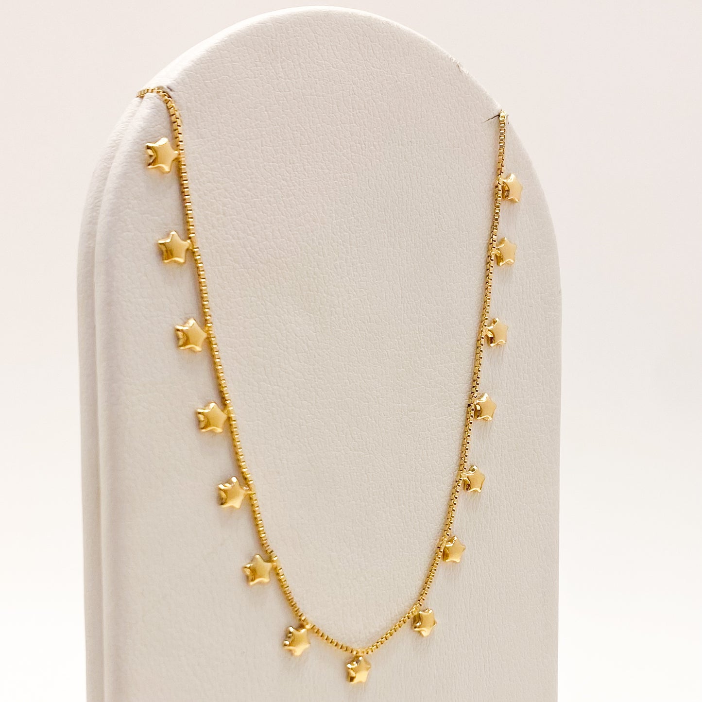 Collar Estrellas Oro Laminado