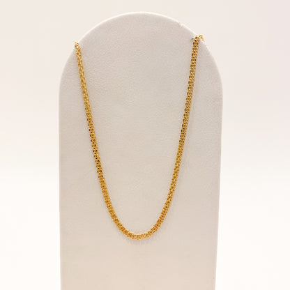 Cadena Tejido Chino Oro Laminado