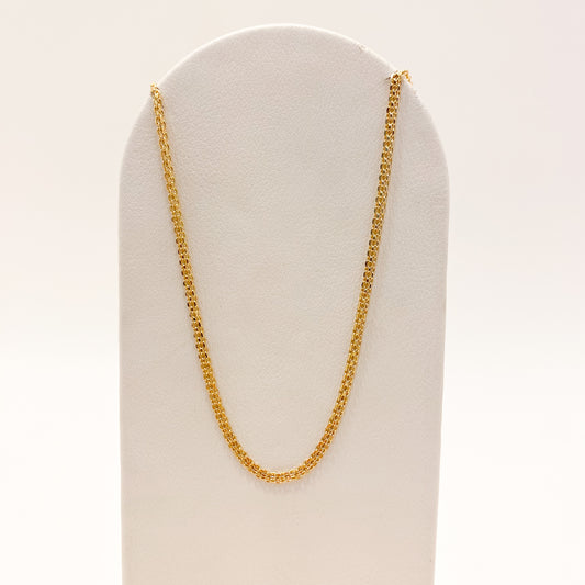 Cadena Tejido Chino Oro Laminado