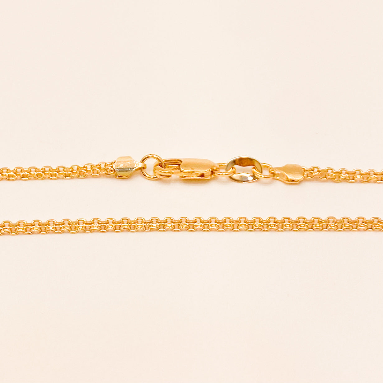 Cadena Tejido Chino Oro Laminado