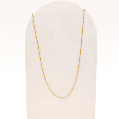 Cadena Victorina Delgada Oro Laminado