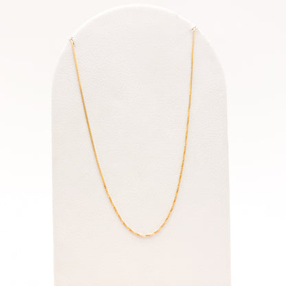 Cadena Venesiana Oro Laminada