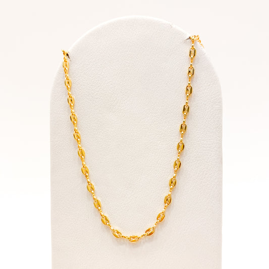 Cadena Gucci Oro Laminado