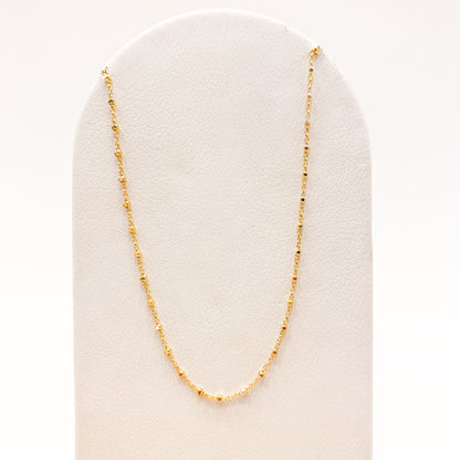 Cadena Reasa  Oro Laminado