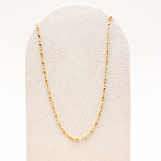 Cadena Reasa  Oro Laminado