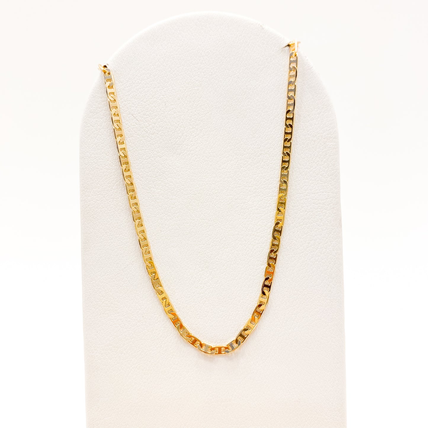 Cadena Cartier Plano Oro Laminado