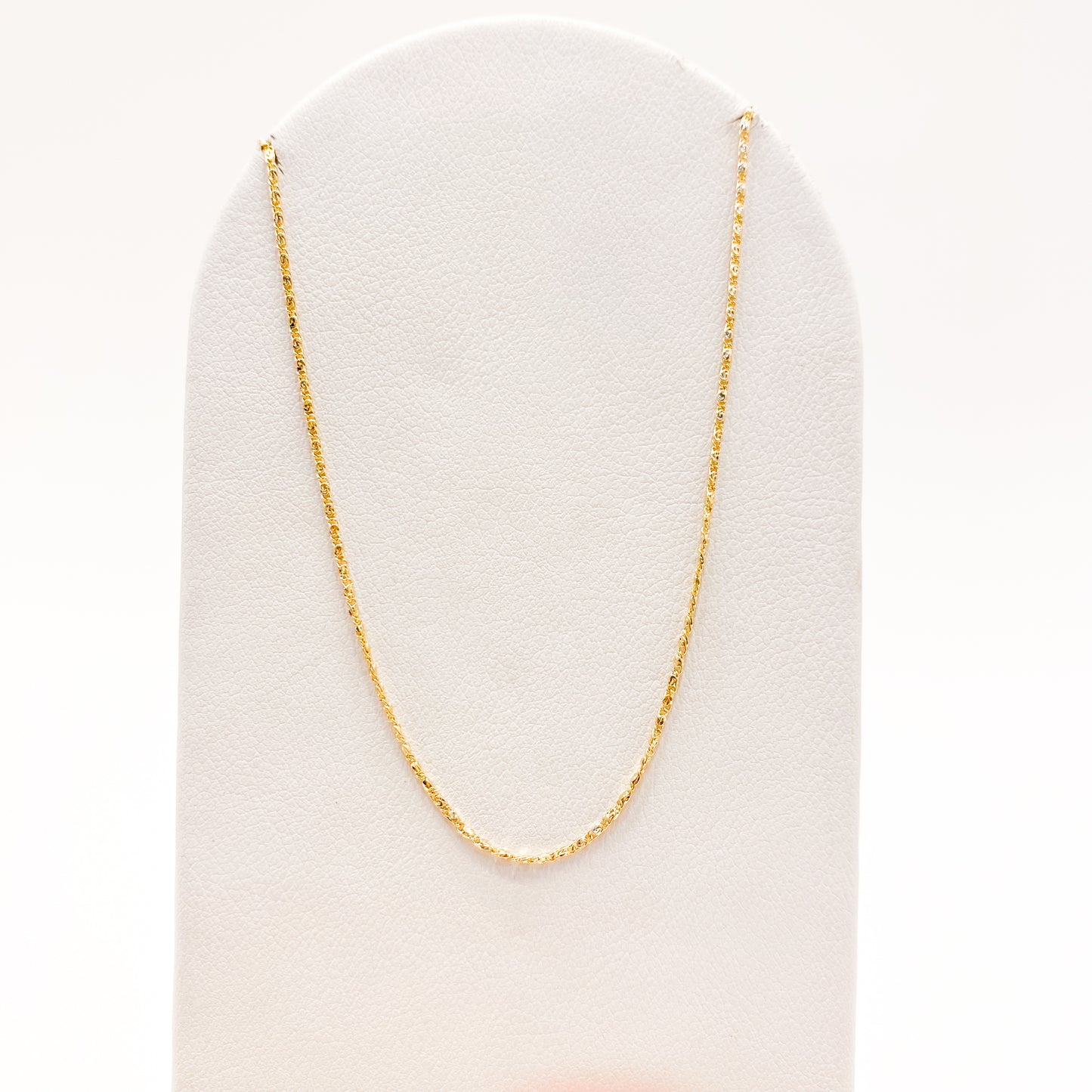 Cadena Singapur Oro Laminado