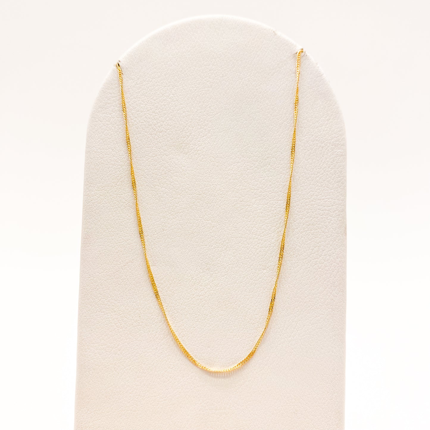 Cadena Torcida Oro Laminado