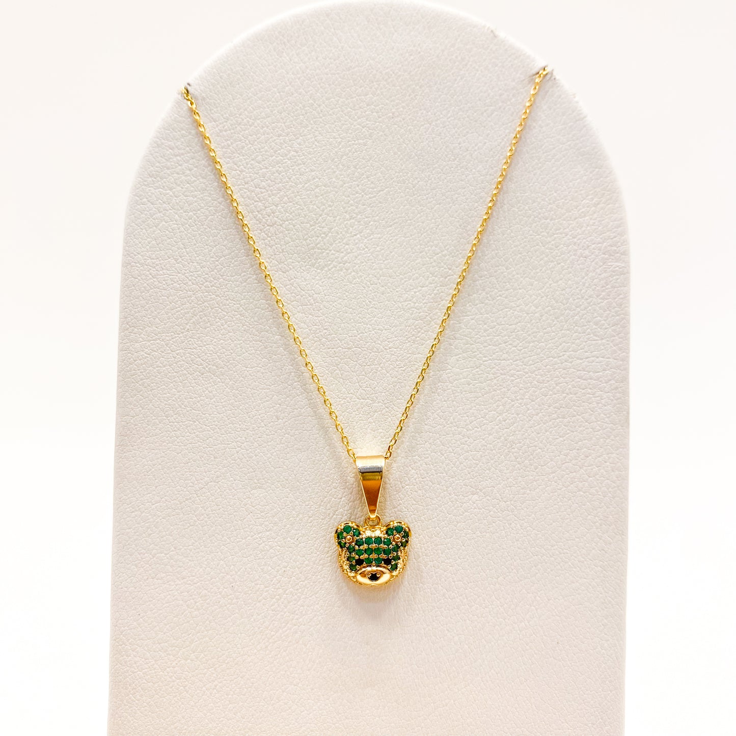 Collar Oso Oro Laminado