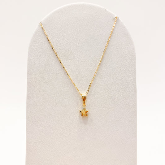 Collar Estrella Oro Laminado