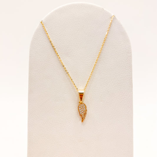 Collar Ala Oro Laminado