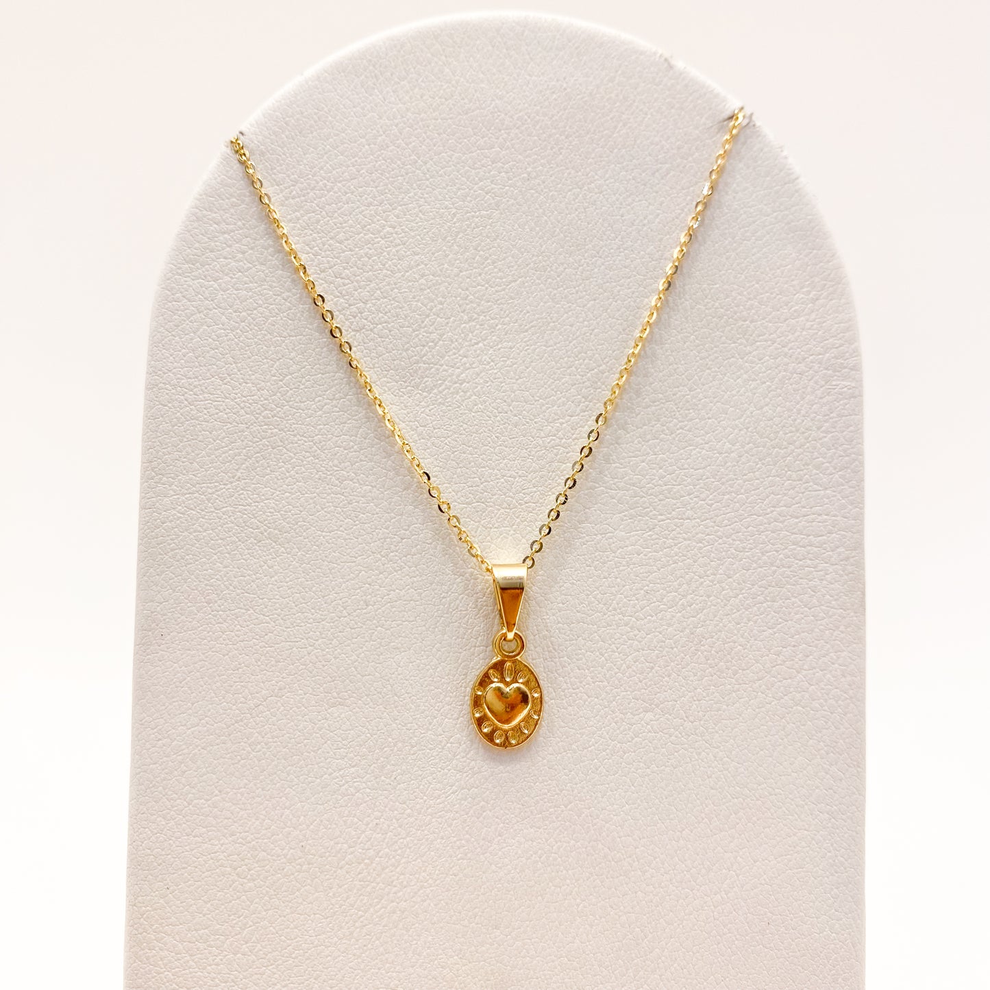 Collar Corazon Dorado