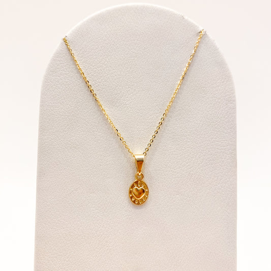 Collar Corazon Dorado