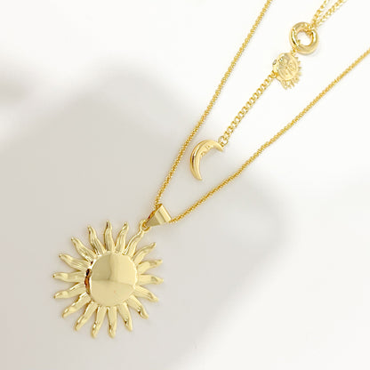 Collar Sol y Luna con Iman