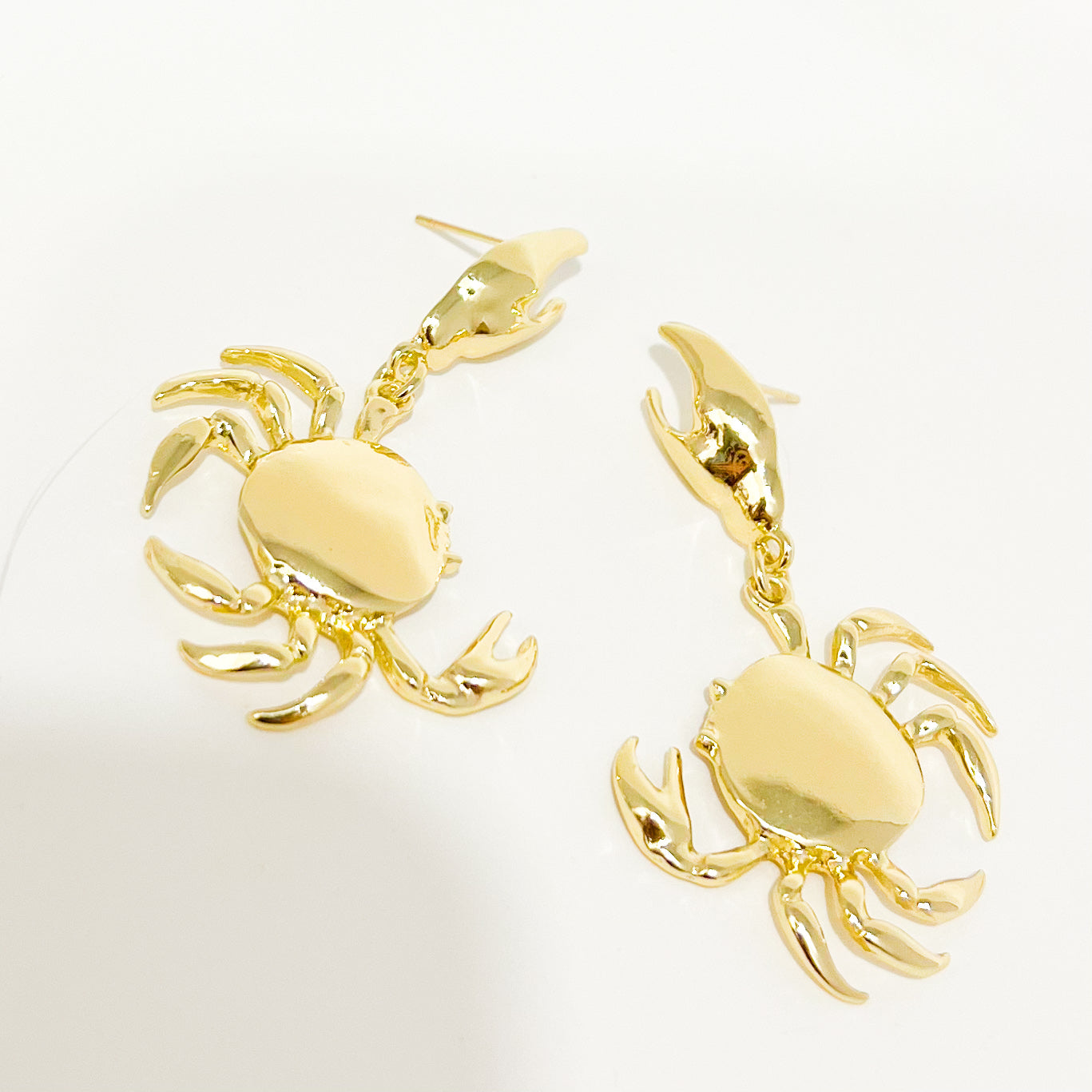 Arete Cangrejo Dorado