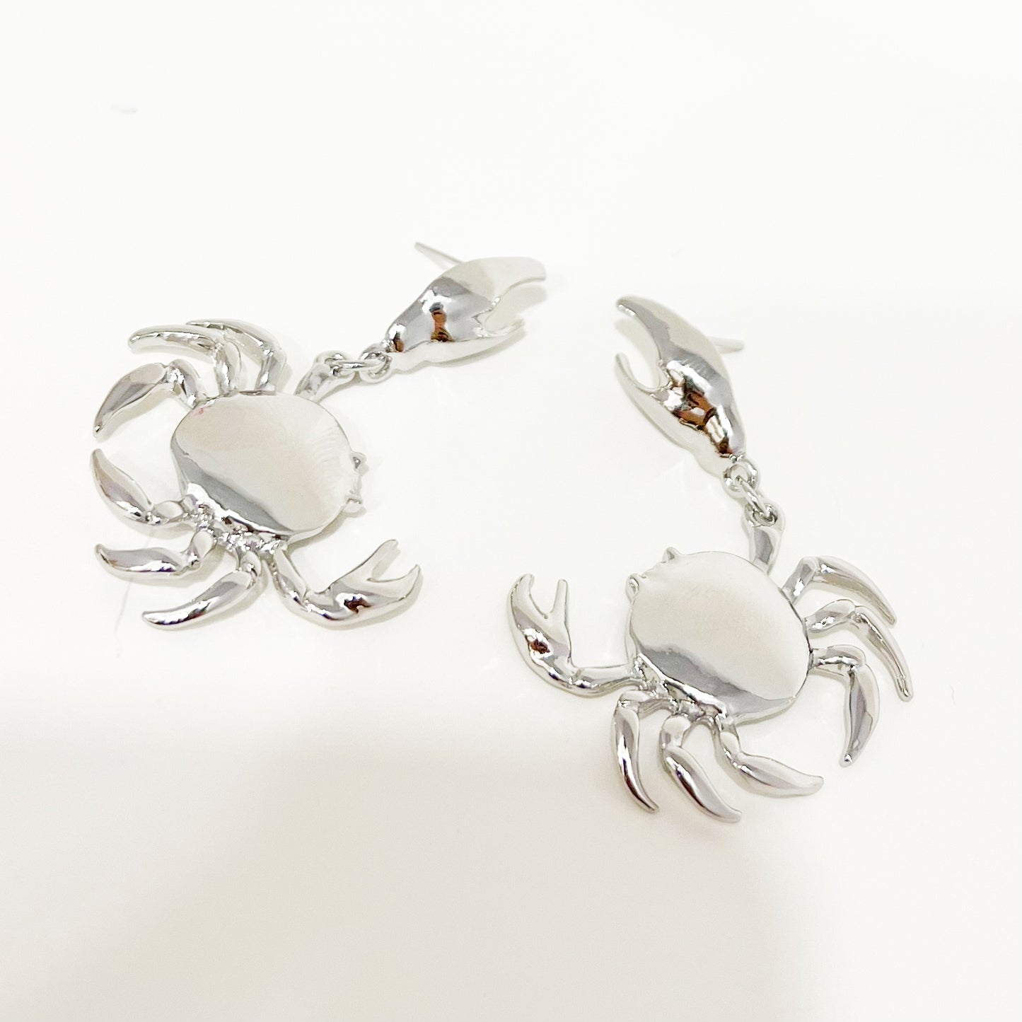 Arete Cangrejo Plateado