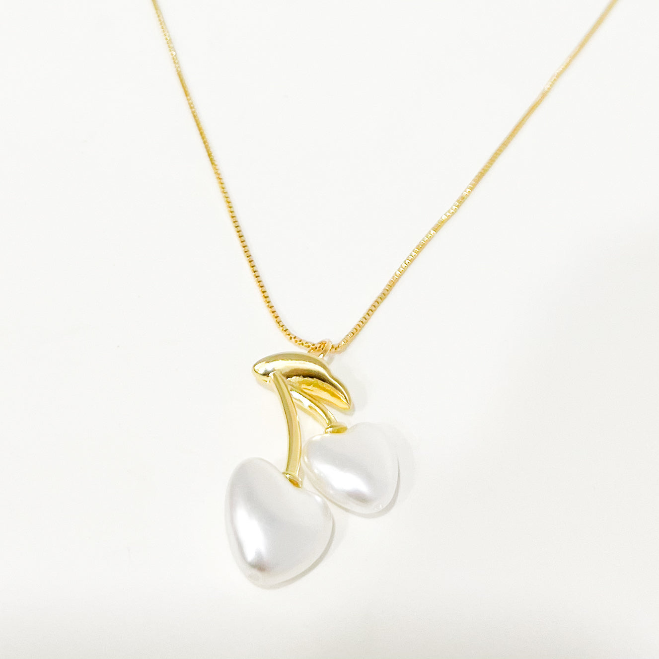 Collar Cerezas Perladas